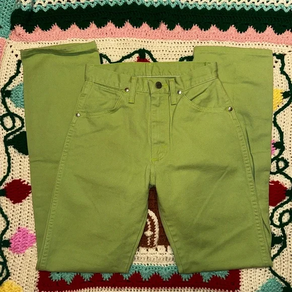 Vintage lime green Wranglers - Picture 3 of 3